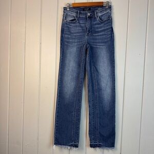 Judy Blue Double the‎ Fun Straight Leg Jeans Double Inseam size 5 / 27 JB82464MD